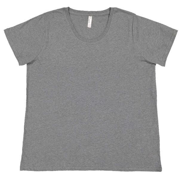 Women's Curvy Collection Fine Jersey Tee Thumbnail