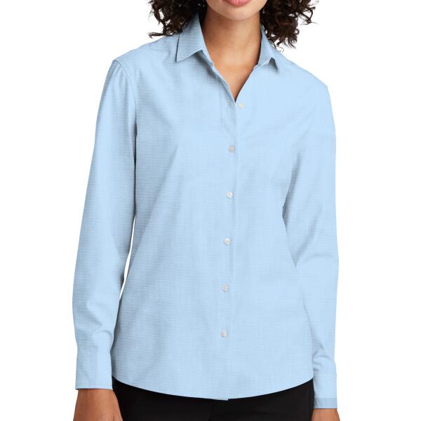 Women's Long Sleeve Stretch Woven Shirt Thumbnail