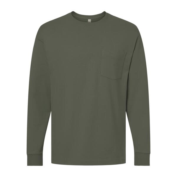 Unisex Super Heavyweight Long Sleeve Pocket Tee Thumbnail