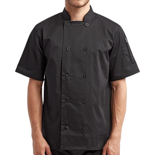 Unisex Short Sleeve Recycled Chef Coat Thumbnail