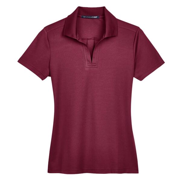 Women's CrownLux Performance® Plaited Polo Thumbnail