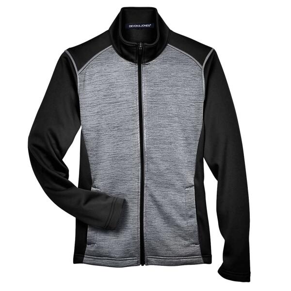 Women's Newbury Colorblock Mélange Fleece Full-Zip Jacket Thumbnail