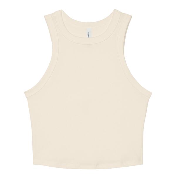 Women's Micro Rib Racer Tank Thumbnail