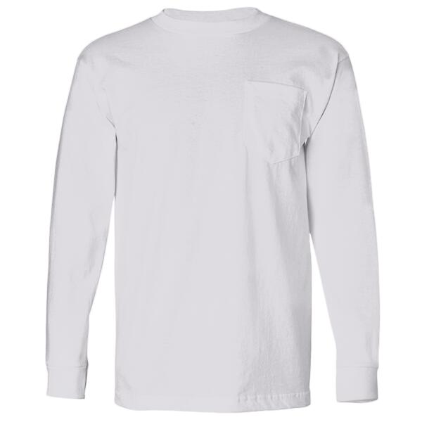 Unisex USA-Made Long Sleeve Pocket T-Shirt Thumbnail