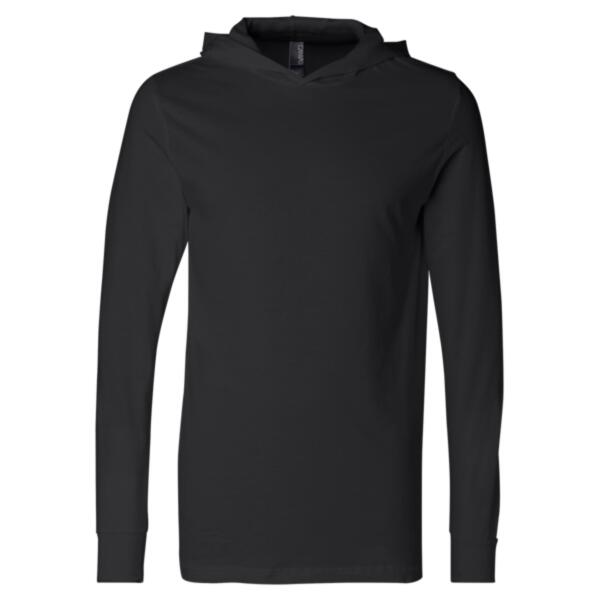 Unisex Jersey Hooded Long Sleeve Tee Thumbnail