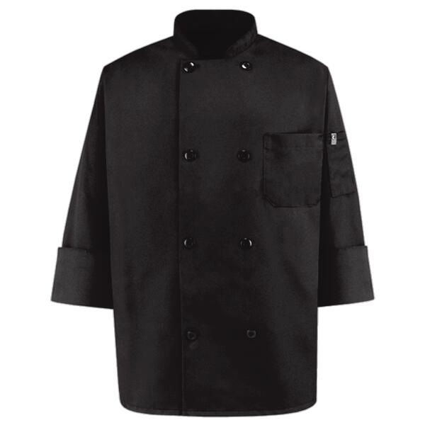 Black Traditional Chef Coat Thumbnail
