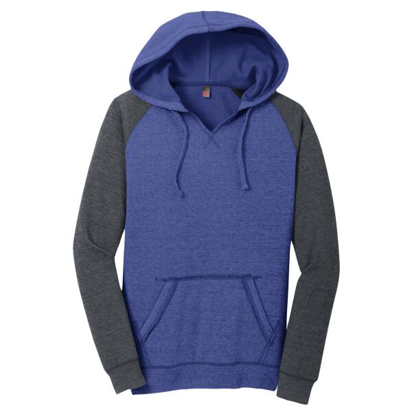 Women's Lightweight Fleece Raglan Hoodie Thumbnail