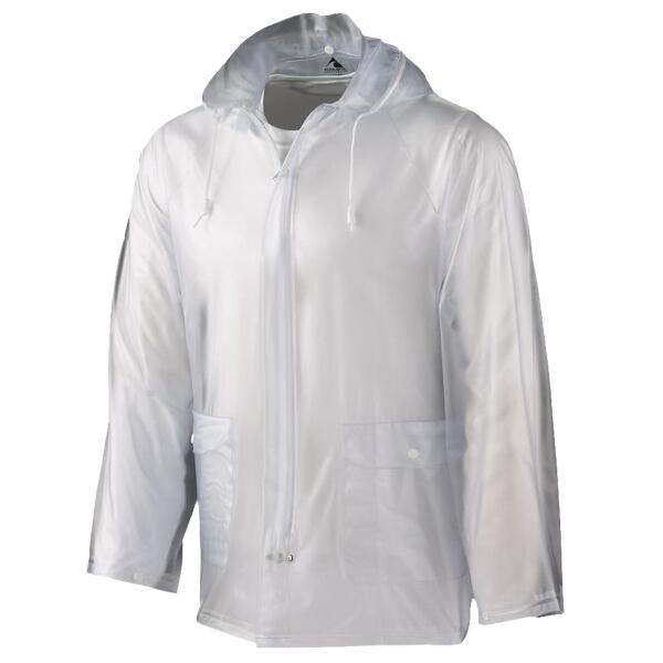 Men's Clear Hooded Rain Jacket Thumbnail