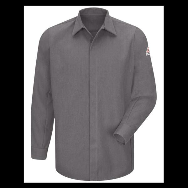 Men's Tall Concealed-Gripper Pocketless Long Sleeve Shirt - CoolTouch® 2 Thumbnail