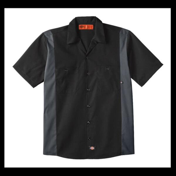 Men's Industrial Colorblocked Short Sleeve Shirt Thumbnail