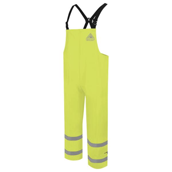 Men's Hi-Visibility Flame-Resitant Rain Bib Overall - 13 oz. Thumbnail