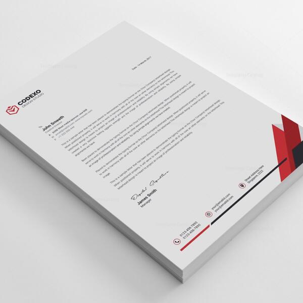 Standard Letterhead Thumbnail