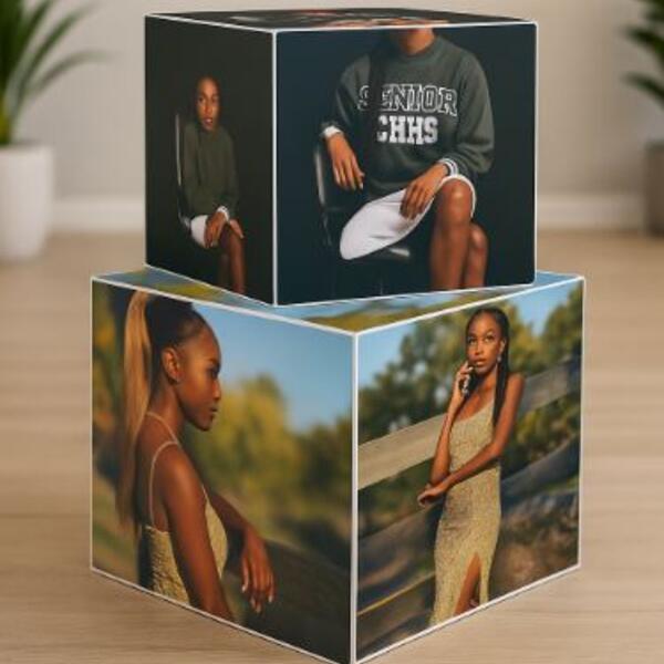 Custom Photo Display Cube Thumbnail