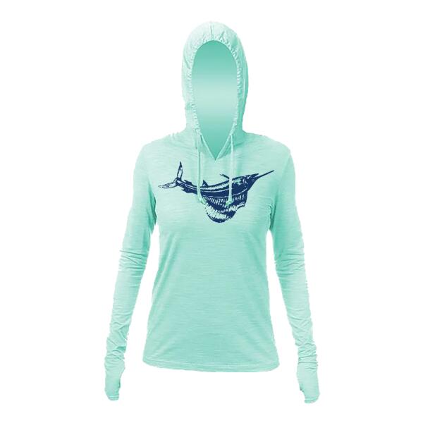 Female Custom Backs  Anetik Pro Tech Hooded Long Sleeve T-Shirt Thumbnail