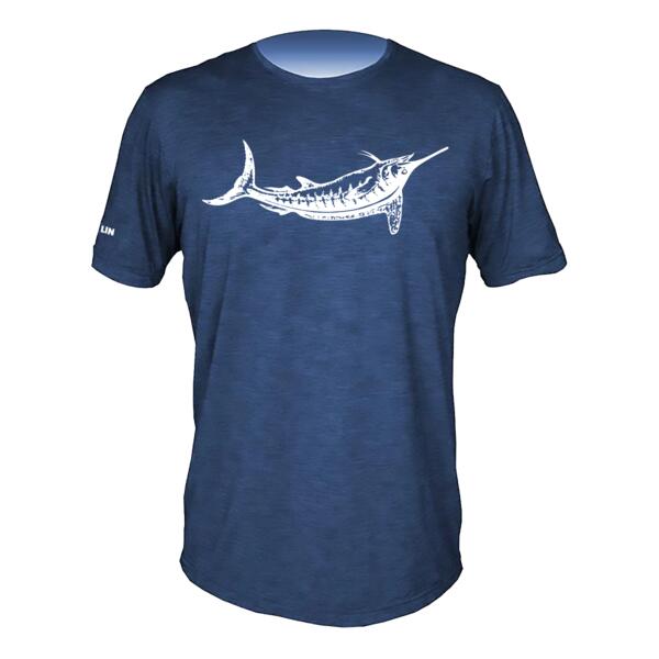 Custom Back White Marlin Tee Thumbnail