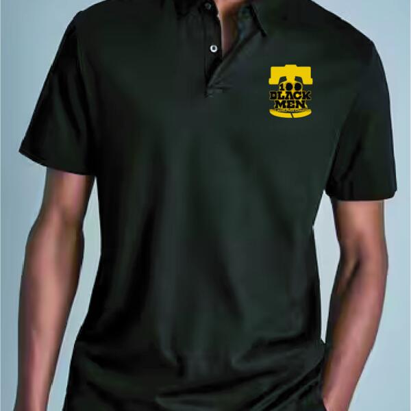 Bell 100 Black Men Polo EMBRIODERY Thumbnail